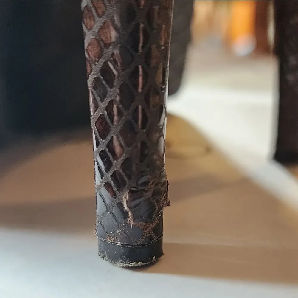 Calvin Klein Sydney Mosaic Snake Print Pumps size 7.5
